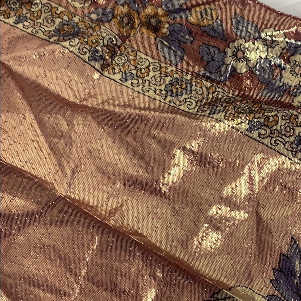 Metallic Made In Italy Rectangular Scarf - Picture 3 of 11